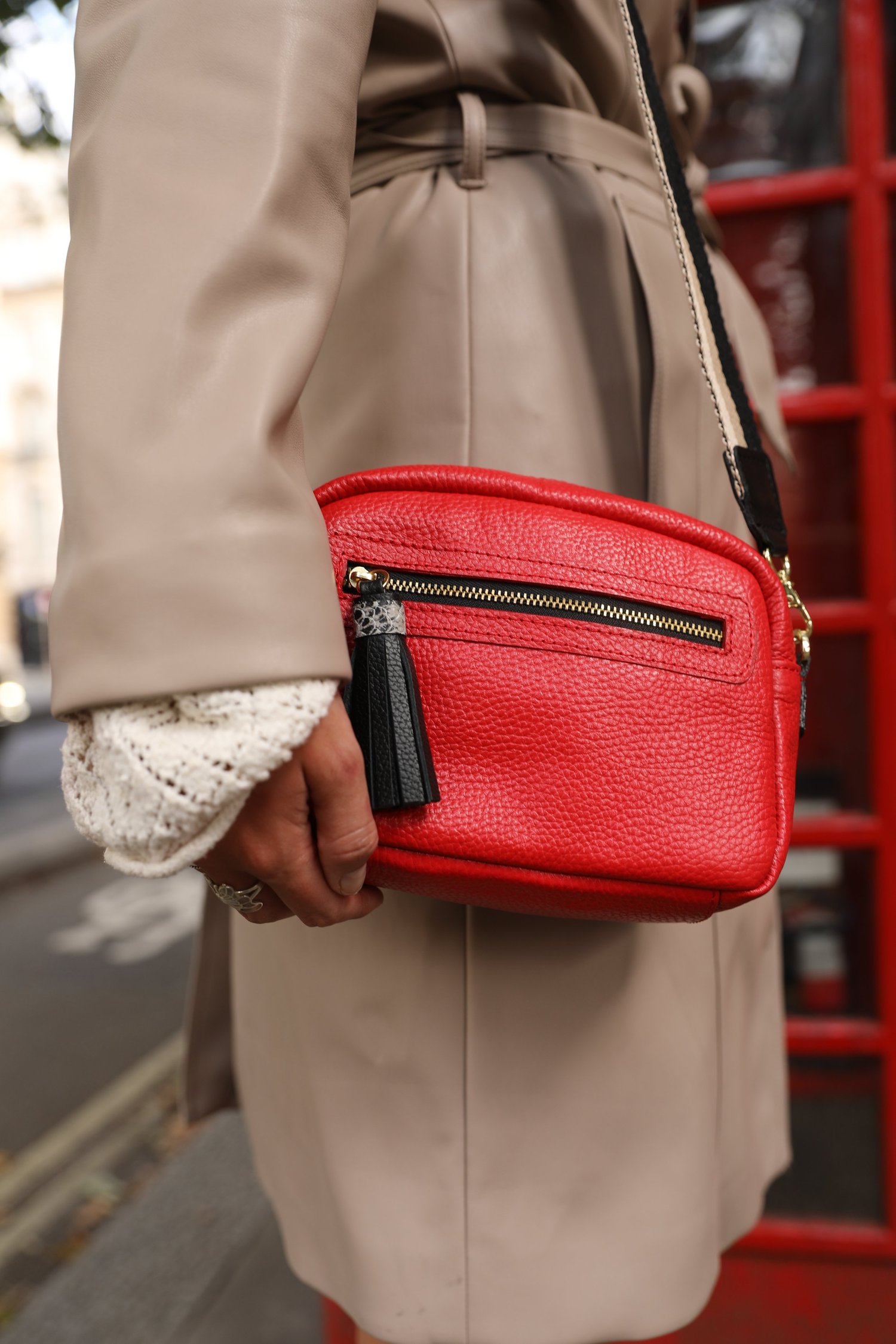 LA Threads leather bag
